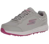 Skechers Mens Prime Relaxed Fit Spikeless Golf Shoe Sneaker, Gray/Pink, 9