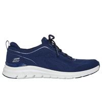Skechers Women's Pure Flex - Midnight Star Sneaker in Navy Blue, Size 4 | Textile/Synthetic, Vegan, Machine Washable