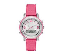 Skechers Women's Quartz Watch SR6002 Analogue and Digital Display Pink Strap Strap, Strap