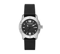 Skechers Women's Redondo Quartz Metal and Silicone Casual Watch Color: Silver, Black (Model: SR6049)