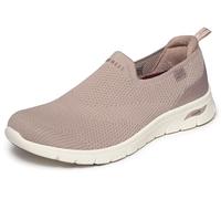 Skechers Women's Arch Fit Refine 2.0 Nora Trainers, Taupe Knit, 6.5 UK