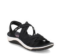 Skechers Women's Reggae Cup - Simply Biased Sandals, black, 8 UK