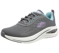 Skechers Women's Skech-Air Meta - Aired Out Sneaker in Charcoal, Size 4 | Textile/Synthetic, Vegan, Machine Washable