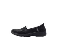 Skechers Women's Reggae Fest 2.0-Classically Hands Free Slip-ins Loafer Flat, Black, 3.5 UK