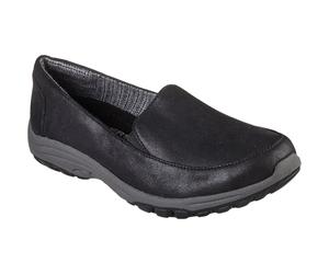 Skechers Womens Reggae Fest 2.0 Textbook 158385-Blk Black Slip on Shoes UK 4