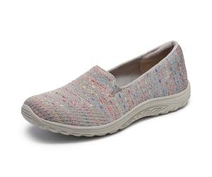 Skechers Women's Reggae Fest - Wicker - Engineered Knit Twin Gore Slip on (Willows) Loafer