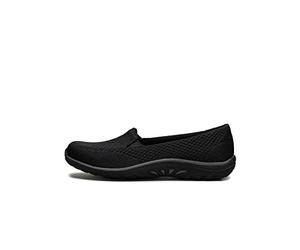 Skechers Womens Reggae Fest Willows Closed Toe Loafers, Black Mesh, Size 10.0 US / 8 UK US