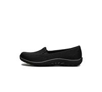 Skechers Women's Reggae Fest-Willows Flat, Black Mesh, 6 UK