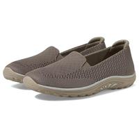 Skechers Women's Reggae Fest-Willows Vibe Loafer Flat, Dark Taupe, 7