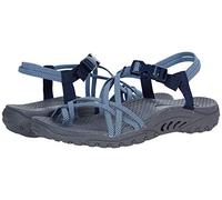 Skechers Women's Reggae-IRIE MON Sport Sandal, Navy/Blue, 6