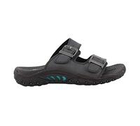 Skechers Women's Reggae-Jammin Sandal, Black/Black, 4 UK