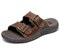 Skechers Women's Reggae-Jammin Sandal, Desert Crazyhorse, 4 UK