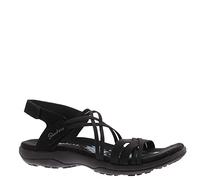 Skechers Women's Reggae Rhyme or Reason Sandal, Black/Black, 9 UK