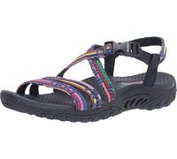Skechers Women's Reggae-Sew Me-Boho Woven Strappy Slingback Sandal, Navy Multi, 5 UK