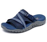 Skechers Reggae - Slip On Sport Sandals for Women, Marine, 24.0 cm