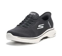 Skechers Women's Reggae Slim - Simply Stretch Shoes, Black/White, 11.5 X-Wide