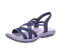 Skechers Women's Reggae Slim Simply Stretch Sandal, Navy, 6 UK
