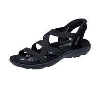 Skechers Women's Reggae Slim - Stretch Flex Hands Free Slip-ins Sandal, black, 7.5 UK