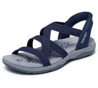 Skechers Slip-ins Reggae Slim Vegan Womens Walking Sandals in Navy - 6 UK