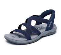 Skechers Reggae Slimstretch Flex Slip-in Sandal, Navy, Size 4, Women Navy