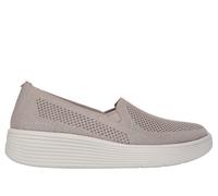 Skechers Women's Relaxed Fit: Arch Fit Laguna - Adore Her Slip-On Shoes in Taupe, Size 8 | Textile, Vegan, Machine Washable
