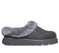 Skechers Women's Relaxed Fit: BOBS Keepsakes Lite - B Bright Slipper in Charcoal, Size 4.5 | Textile, Vegan, Machine Washable
