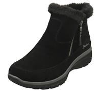 Skechers Women's Ankle Boots Easy Going Cool Zip – Casual, Black, Man-made – UK 4