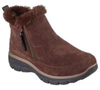 Skechers Easy Going - Cool Zip Ankle Boots Girls - Brown 3