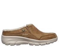 Skechers Women's Easy Going-Latte-Twin Gore Slip-on Open Back Mule Ta