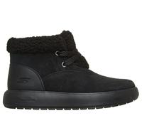 Skechers Women's Relaxed Fit: GO WALK Horizon Boot - Lana Boots in Black, Size 4 | Leather/Textile/Synthetic, Arch Fit