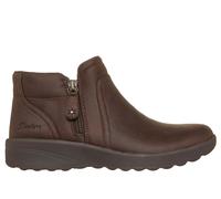 Skechers Women's Relaxed Fit: Lovely Vibe - Forever Mine Bootie in Chocolate, Size 8 | Textile, Vegan