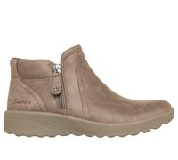 Skechers Women's Relaxed Fit: Lovely Vibe - Forever Mine Bootie in Dark Taupe, Size 7 | Textile, Vegan