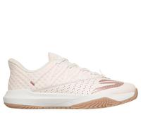 Skechers Women's Relaxed Fit: Viper Court Rally Sneaker in Light Pink, Size 4 | Leather/Synthetic/Textile