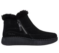 Skechers Women's Relaxed Fit: Wilshire Blvd - Fresh Zip Boots in Black, Size 4 | Leather/Textile