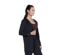 Skechers Women's Restful Hoodigan Cardigan Sweater, Bold Black, XS