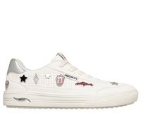 Skechers Women's Rolling Stones: Arch Fit Arcade - Rolling Studz Sneaker in White, Size 5.5 | Synthetic