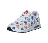 Skechers Women's Rolling Stones: UNO SAY IT Loud Trainers 177964 WMLT White/Multicoloured, Wmlt White Multi, 8 UK