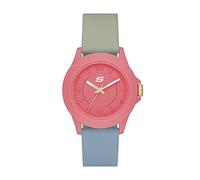 Skechers Women's Rosencrans Mid Quartz Plastic and Silicone Casual Sports Watch, Blue/Sage