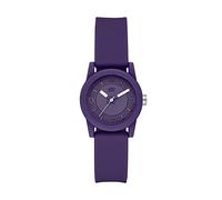 Skechers Women's Rosencrans Polycarbonate Quartz Watch with Silicone Strap, Purple, 16 (Model: SR6213)