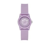 Skechers Women's Rosencrans Polycarbonate Quartz Watch with Silicone Strap, Purple, 16 (Model: SR6214)