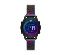 Skechers Women's Rosencrans Quartz Stainless Steel Mesh Digital Watch, Color: Black, Multi (Model: SR6230)