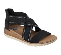 Skechers Women's Sandals 39.5 EU BOBS Arch Fit Oasis Cosy Glam 113894 Vegan Comfort Sandals with Arch Fit Footbed Knitted Upper Material Zip Lightweight Summer Shoes