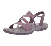 Skechers Womens Sandals Reggae Slim Black White Blue Purple Sling Back 41180BKW