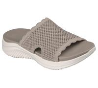 Skechers Women's Scalloped Shimmer Knit Slide Sandals with Yoga Foam
