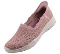 Skechers Women's Seager Believe IT Sneaker, Purple, 4 UK