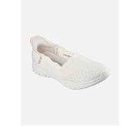 Skechers Women's Seager Believe IT Sneaker, White, 8 UK