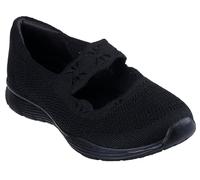 Skechers Women's Seager-Cute N' Coy Mary Jane Flat, Black, 3 UK