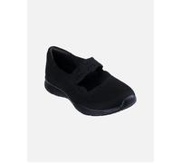 Skechers Women's Seager-Cute N' Coy Mary Jane Flat, Black, 7 UK
