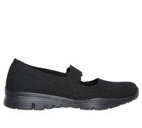 Skechers Women's Seager - Power Hitter Mary Janes, Black Black Black Bbk, 5.5 UK