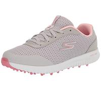 Skechers Womens Shoe-GO Golf MAX 2 Fairway 3 Sneaker, Gray Mesh/Pink Trim, 3 UK
